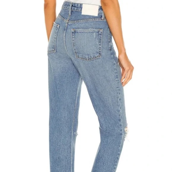 GRLFRND Karolina High Rise Straight Crop Jeans size 26 NWT - Picture 3 of 14
